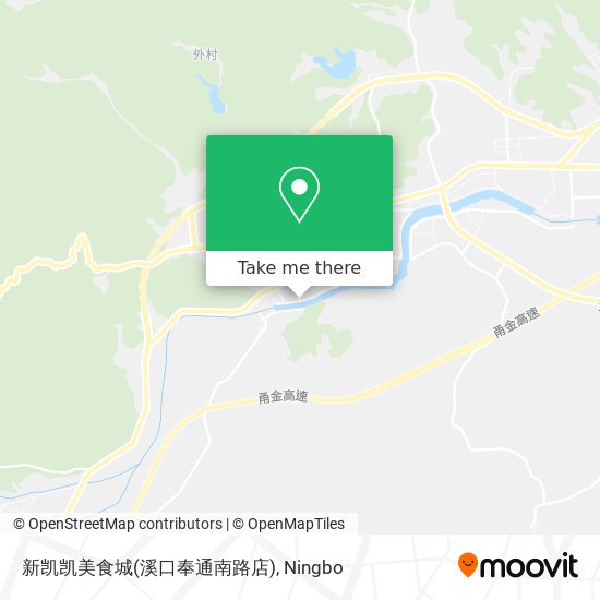 新凯凯美食城(溪口奉通南路店) map