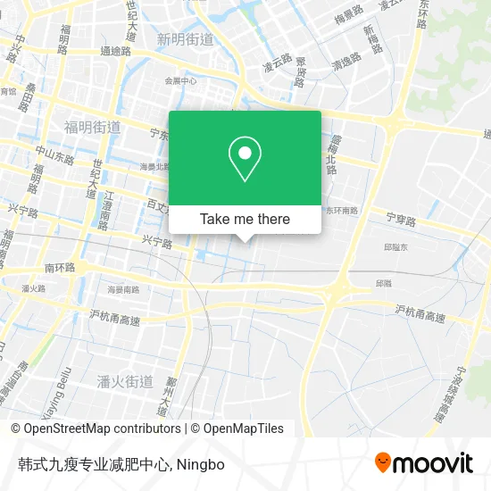 韩式九瘦专业减肥中心 map
