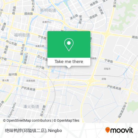 绝味鸭脖(邱隘镇二店) map
