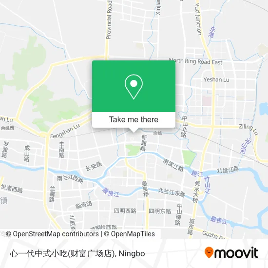 心一代中式小吃(财富广场店) map