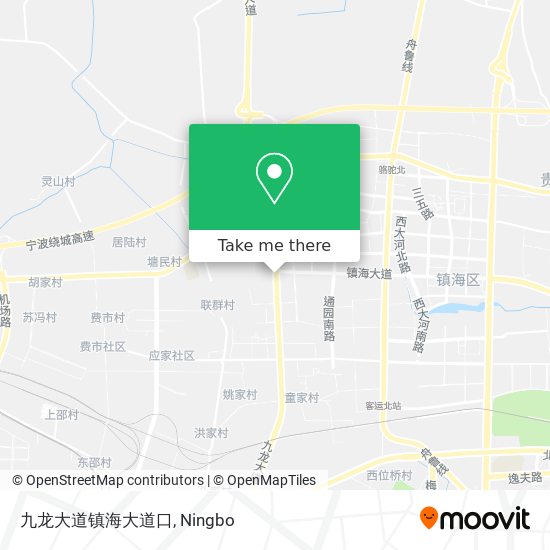 九龙大道镇海大道口 map