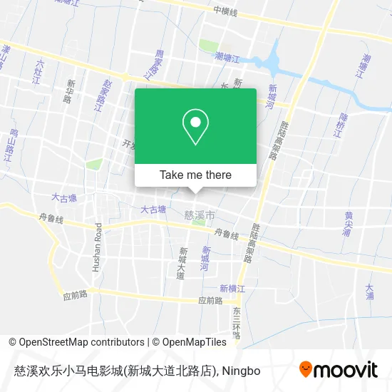 慈溪欢乐小马电影城(新城大道北路店) map