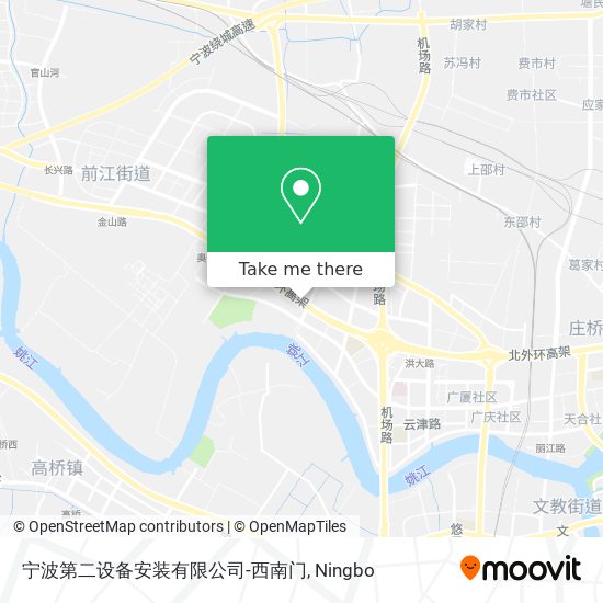 宁波第二设备安装有限公司-西南门 map