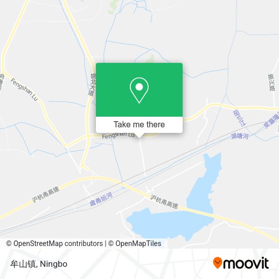 牟山镇 map
