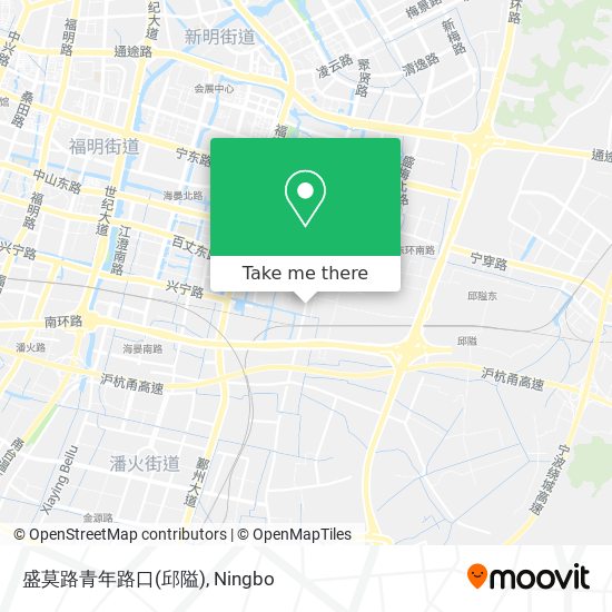 盛莫路青年路口(邱隘) map