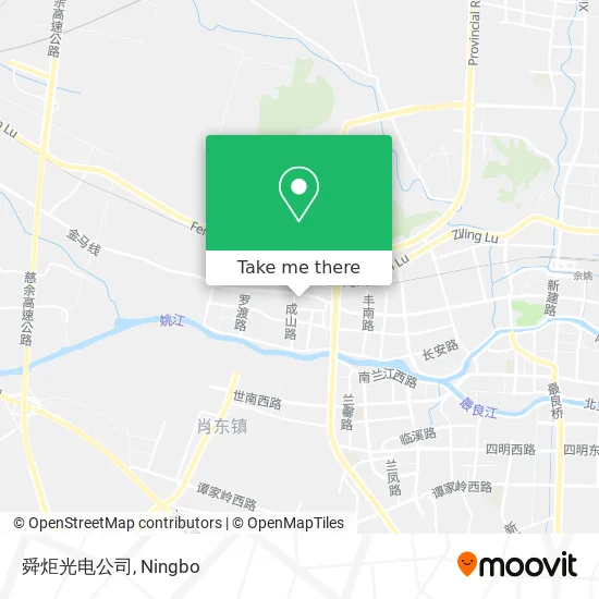 舜炬光电公司 map