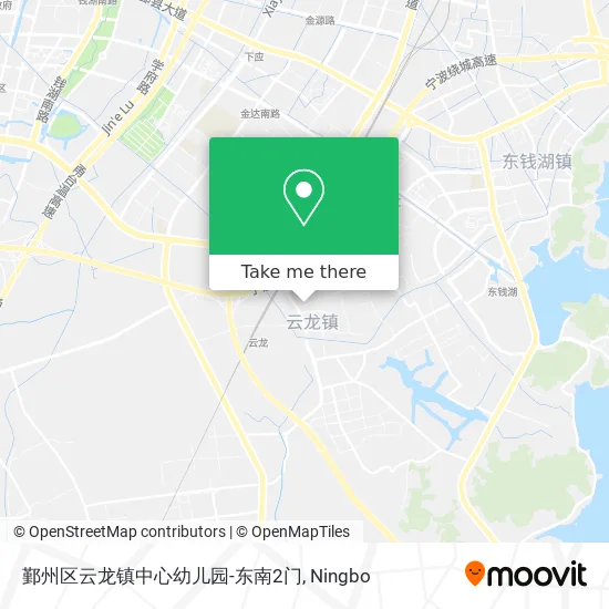 鄞州区云龙镇中心幼儿园-东南2门 map