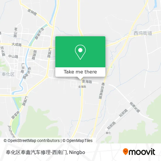 奉化区奉鑫汽车修理-西南门 map