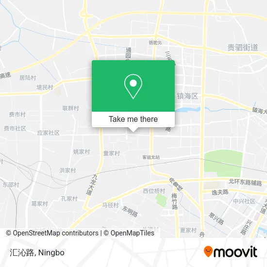 汇沁路 map