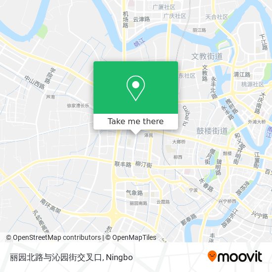 丽园北路与沁园街交叉口 map