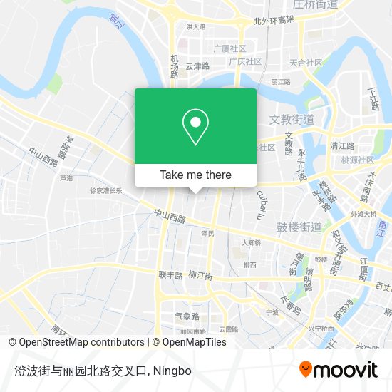澄波街与丽园北路交叉口 map