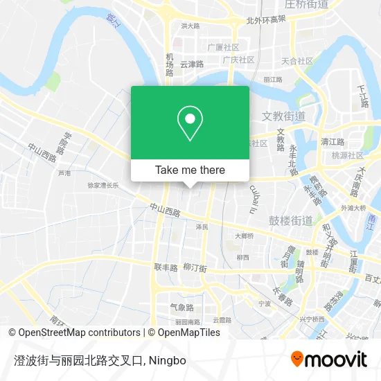 澄波街与丽园北路交叉口 map