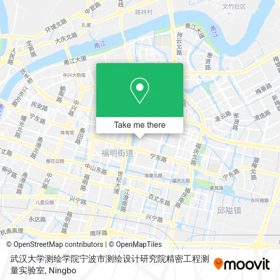 武汉大学测绘学院宁波市测绘设计研究院精密工程测量实验室 map