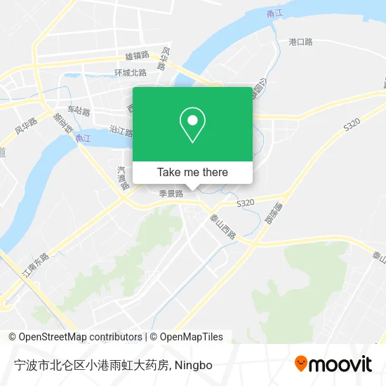 宁波市北仑区小港雨虹大药房 map