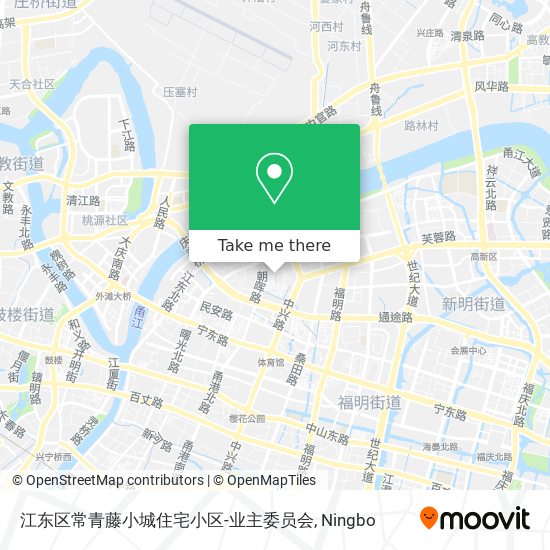 江东区常青藤小城住宅小区-业主委员会 map
