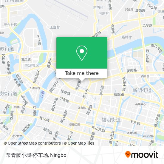 常青藤小城-停车场 map