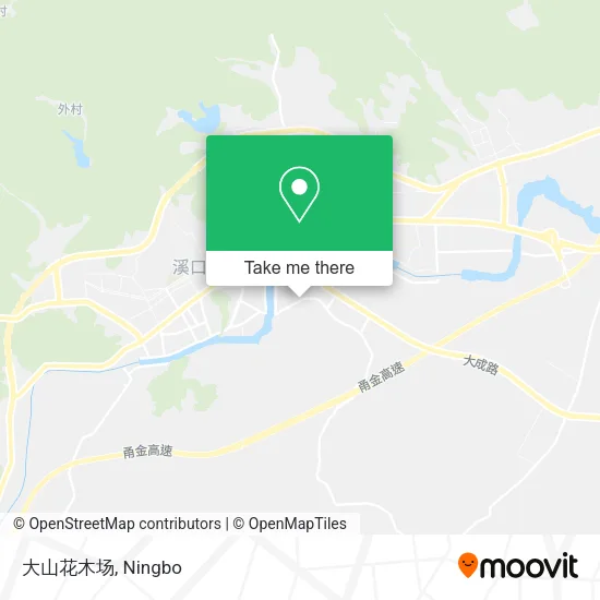 大山花木场 map