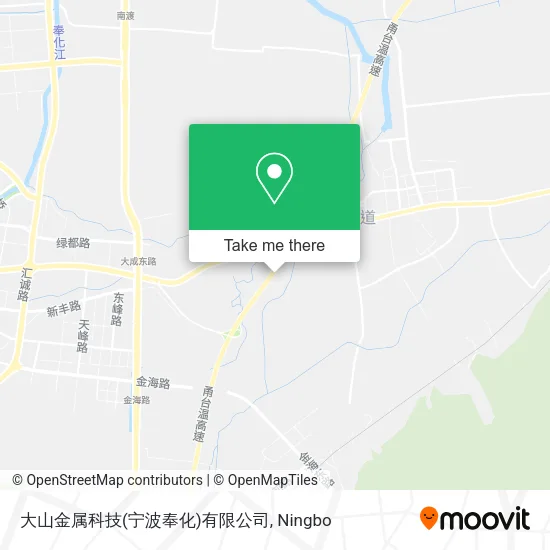 大山金属科技(宁波奉化)有限公司 map