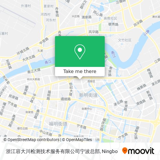 浙江容大川检测技术服务有限公司宁波总部 map