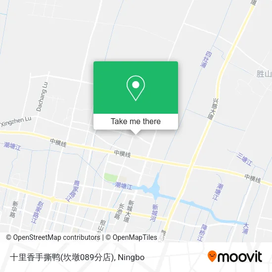 十里香手撕鸭(坎墩089分店) map