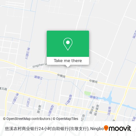 慈溪农村商业银行24小时自助银行(坎墩支行) map