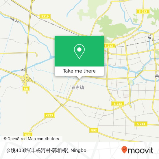 余姚403路(丰杨河村-郭相桥) map