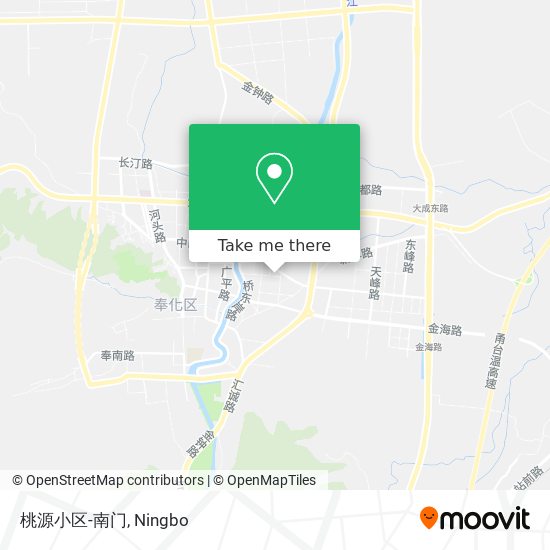 桃源小区-南门 map