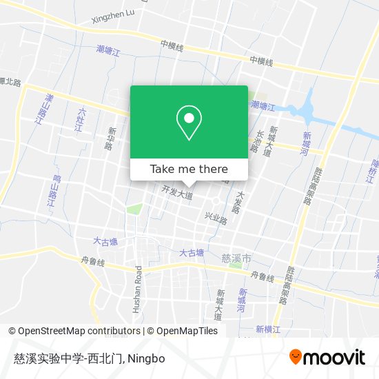 慈溪实验中学-西北门 map