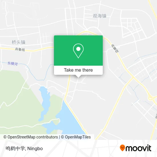 鸣鹤中学 map