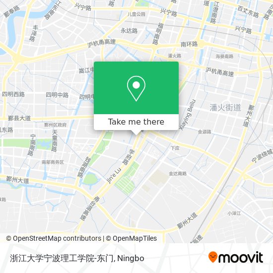 浙江大学宁波理工学院-东门 map
