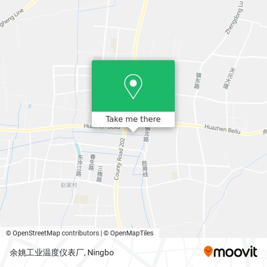余姚工业温度仪表厂 map