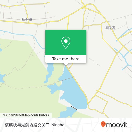 横筋线与湖滨西路交叉口 map