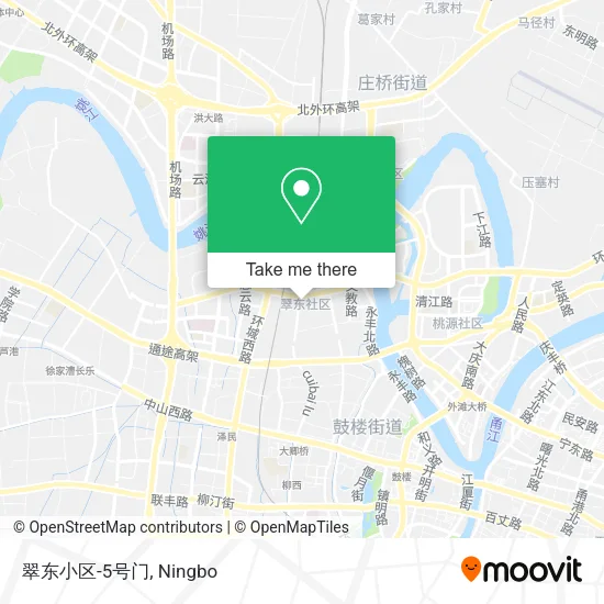 翠东小区-5号门 map