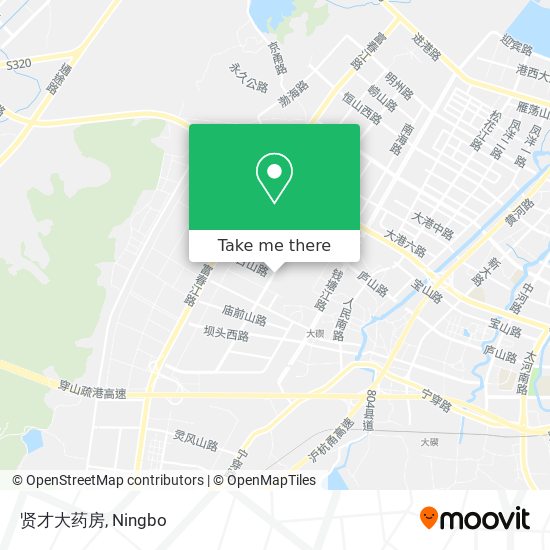 贤才大药房 map