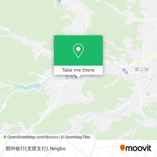 鄞州银行(龙观支行) map
