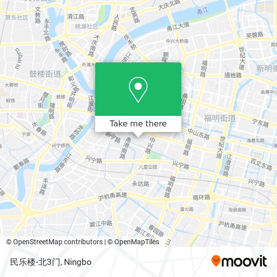民乐楼-北3门 map