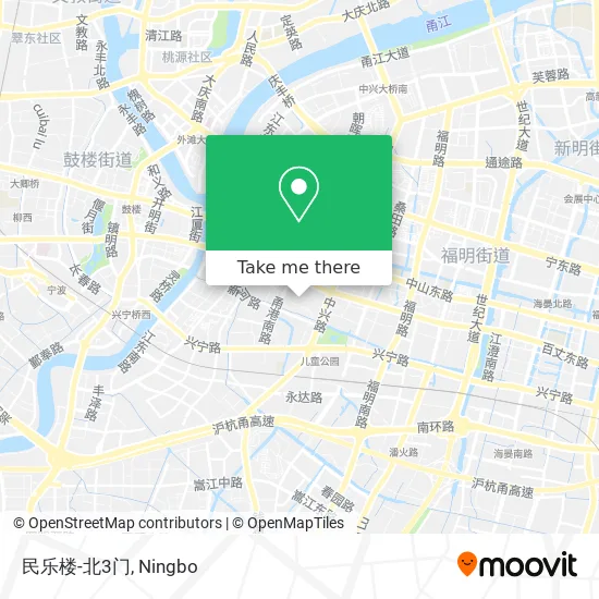 民乐楼-北3门 map