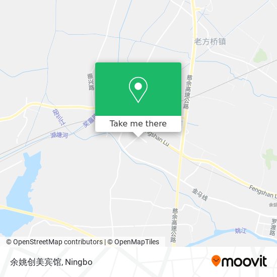 余姚创美宾馆 map