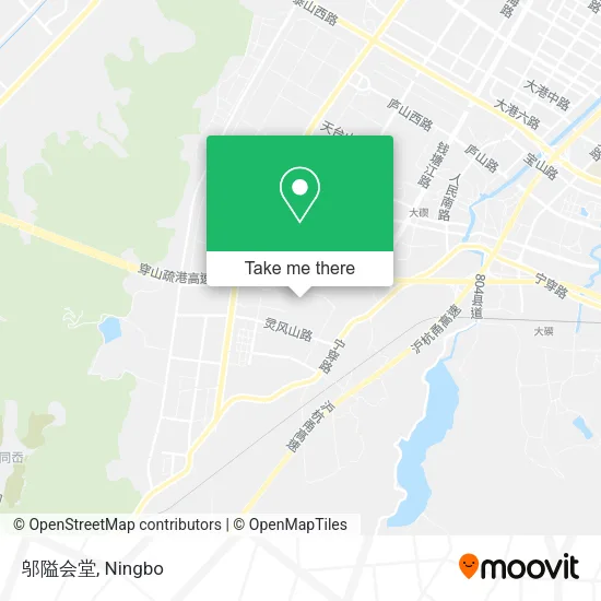 邬隘会堂 map