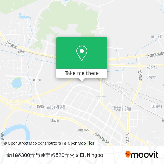 金山路300弄与通宁路520弄交叉口 map