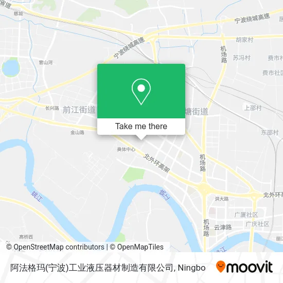 阿法格玛(宁波)工业液压器材制造有限公司 map