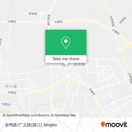 金鸣路/广义路(路口) map