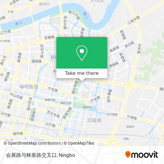 会展路与林泉路交叉口 map