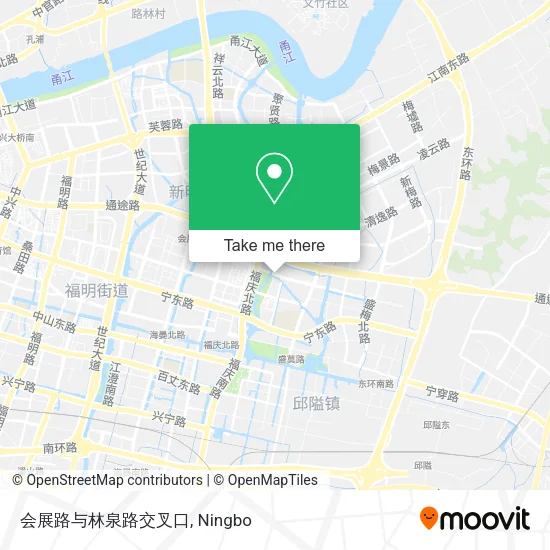 会展路与林泉路交叉口 map