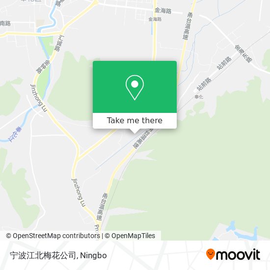 宁波江北梅花公司 map