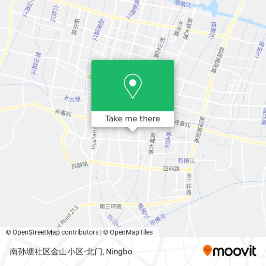 南孙塘社区金山小区-北门 map