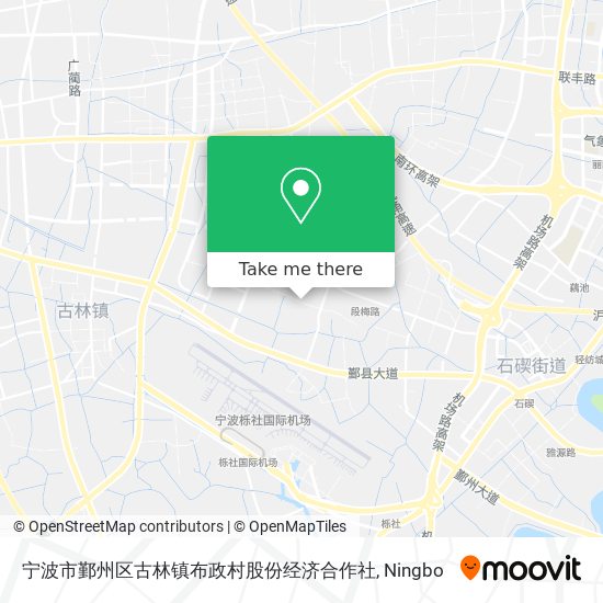 宁波市鄞州区古林镇布政村股份经济合作社 map
