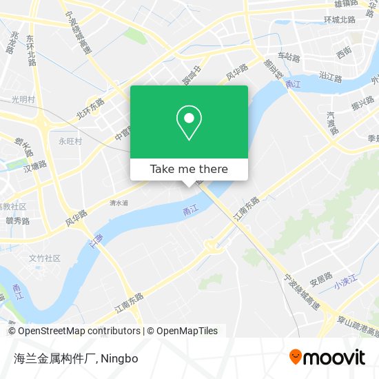 海兰金属构件厂 map