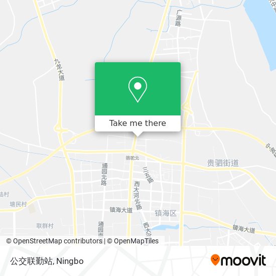 公交联勤站 map