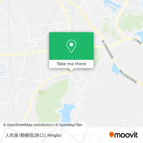 人民路/鄞横线(路口) map